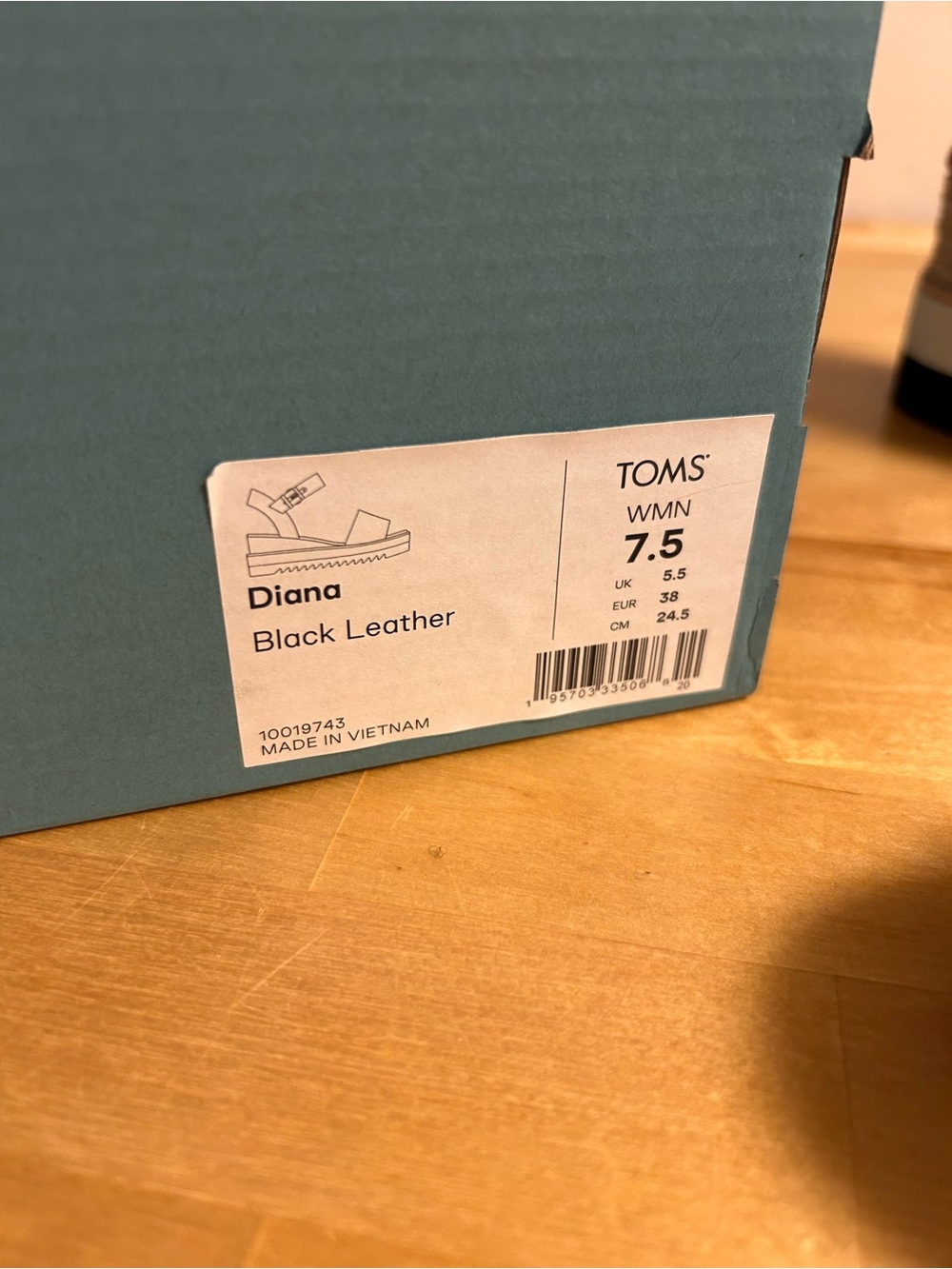 TOMS Diana Wedge Sandals - Platform Espadrille Sandals with Buckle - Picture 3 of 5